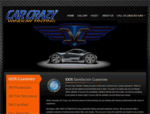 Tablet Screenshot of carcrazytint.com